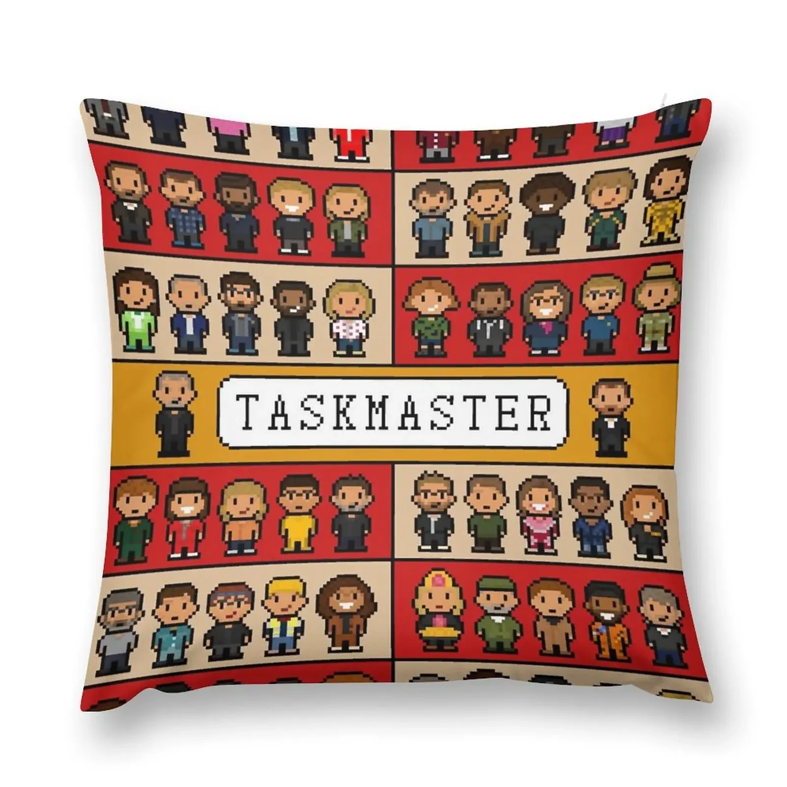 

Pixel Art Taskmaster display. Essential Throw Pillow Plaid Sofa Ornamental Pillow pillow