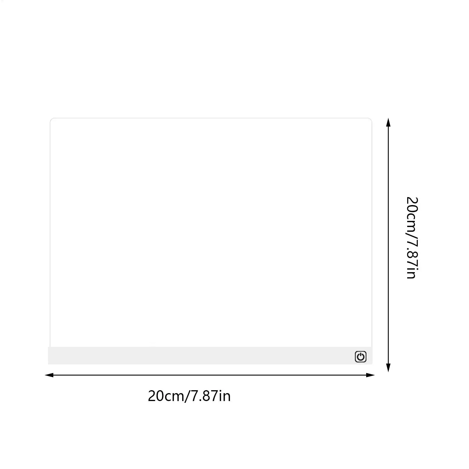 7색 LED 라이트 드로잉 보드, 건식 지우기 터치 컨트롤 공예 장난감, 어린이용 야간 조명, 가정 사무실 학교용