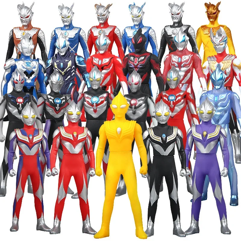Фигурки аниме Ultramans Yullian Zearth Ribut Beth Tiga с нулевым питанием, Аниме фигурки, коллекционные модели, игрушки для детей, подарок на день рождения