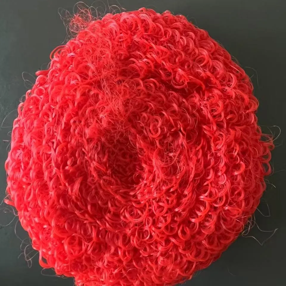 Peruka na głowę Śmieszny klaun Kaptur Zabawne rekwizyty Występ w przedszkolu