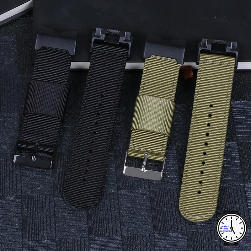 Sports Nylon Watchband For Casio G-Shock Mudmaster GWG-1000 Strap Gshock Replace Wrist Bracelet GWG1000-1A Fabric Band