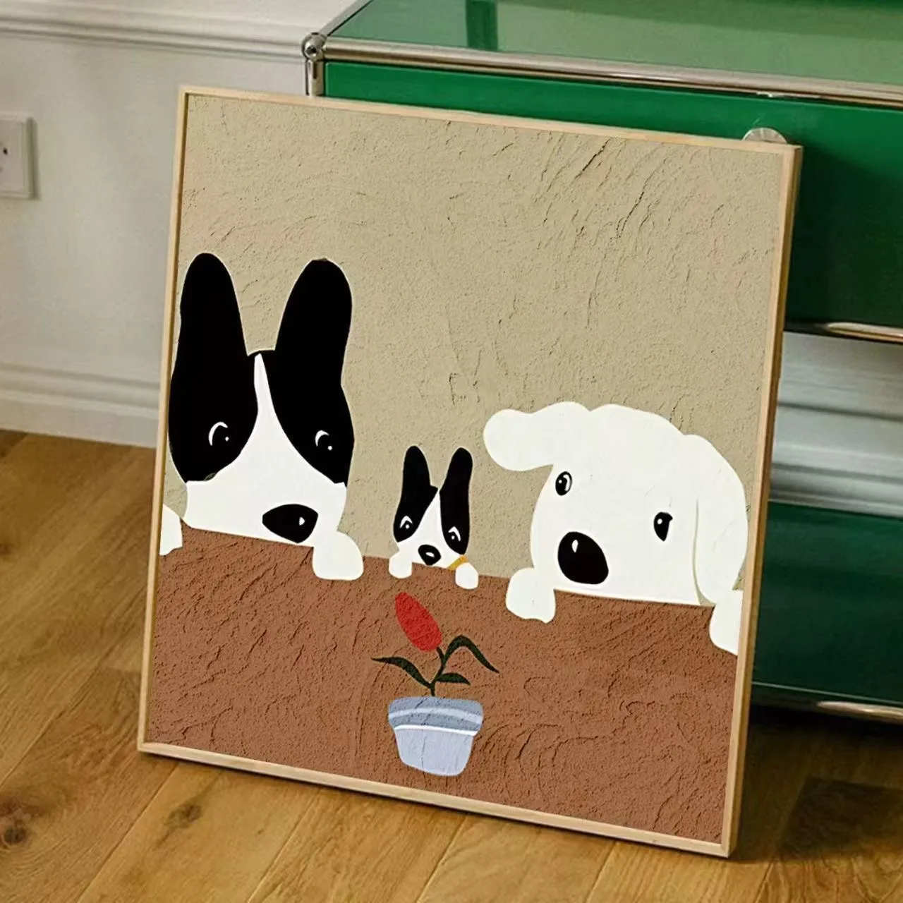 

A-0456 Vintage Dog Portrait