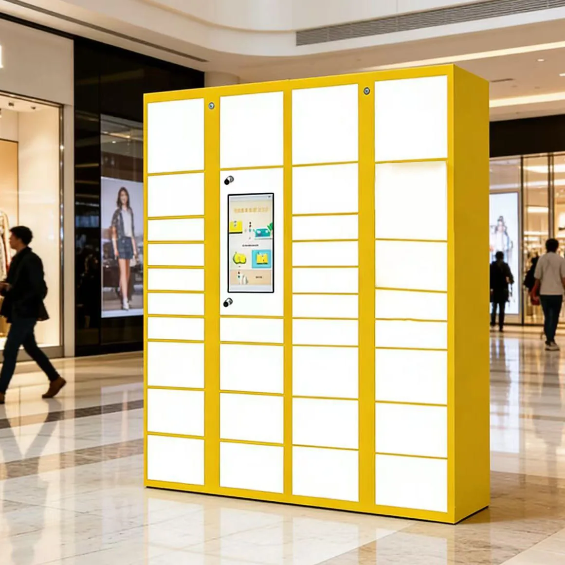 #hu Wholesale 24-Electronic Lock Indoor Smart Parcel Storage Locker Self-Service & Automated System Assembled Structure