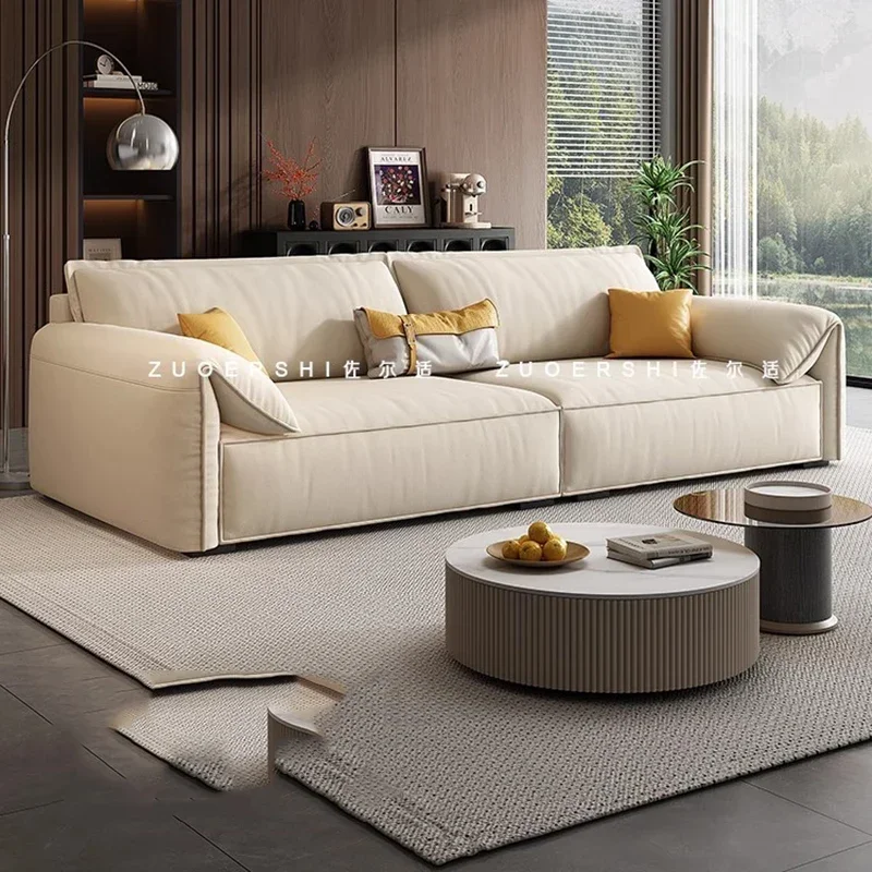 Designer Lazy Living Room Sofas Couch Leather Recliner Floor Gaming Sofas Lounge Decor Garden Relaxing Muebles Home Furniture image 3