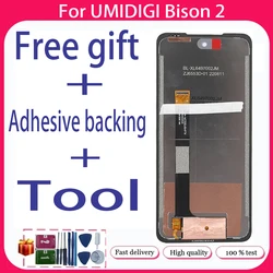 For UMIDIGI Bison 2 Bison 2 Pro+ LCD Display + Touch Screen+Free adhesive backing+Tool