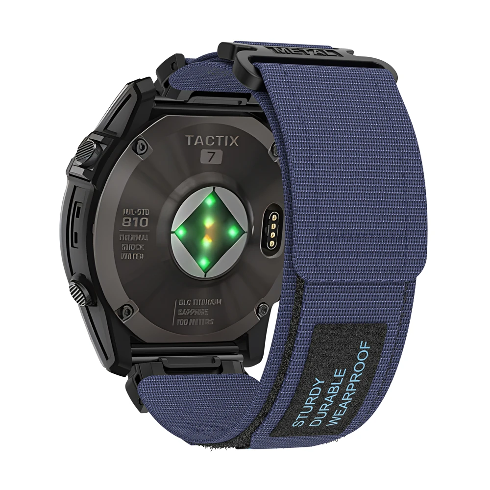 Correia de nylon para Garmin Tactix 7 Pro, Bravo, pulseira Delta para Garmin Quatix 7, 6, 5, acessórios de banda esportiva Quickfit, 22mm, 26mm