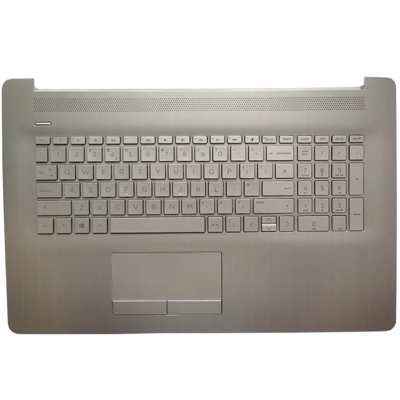 Imagem -04 - Teclado Reino Unido Eua Russo para hp Pavilion 17-by 17t-by 17-ca com Palmrest Capa Superior com Touchpad Novo