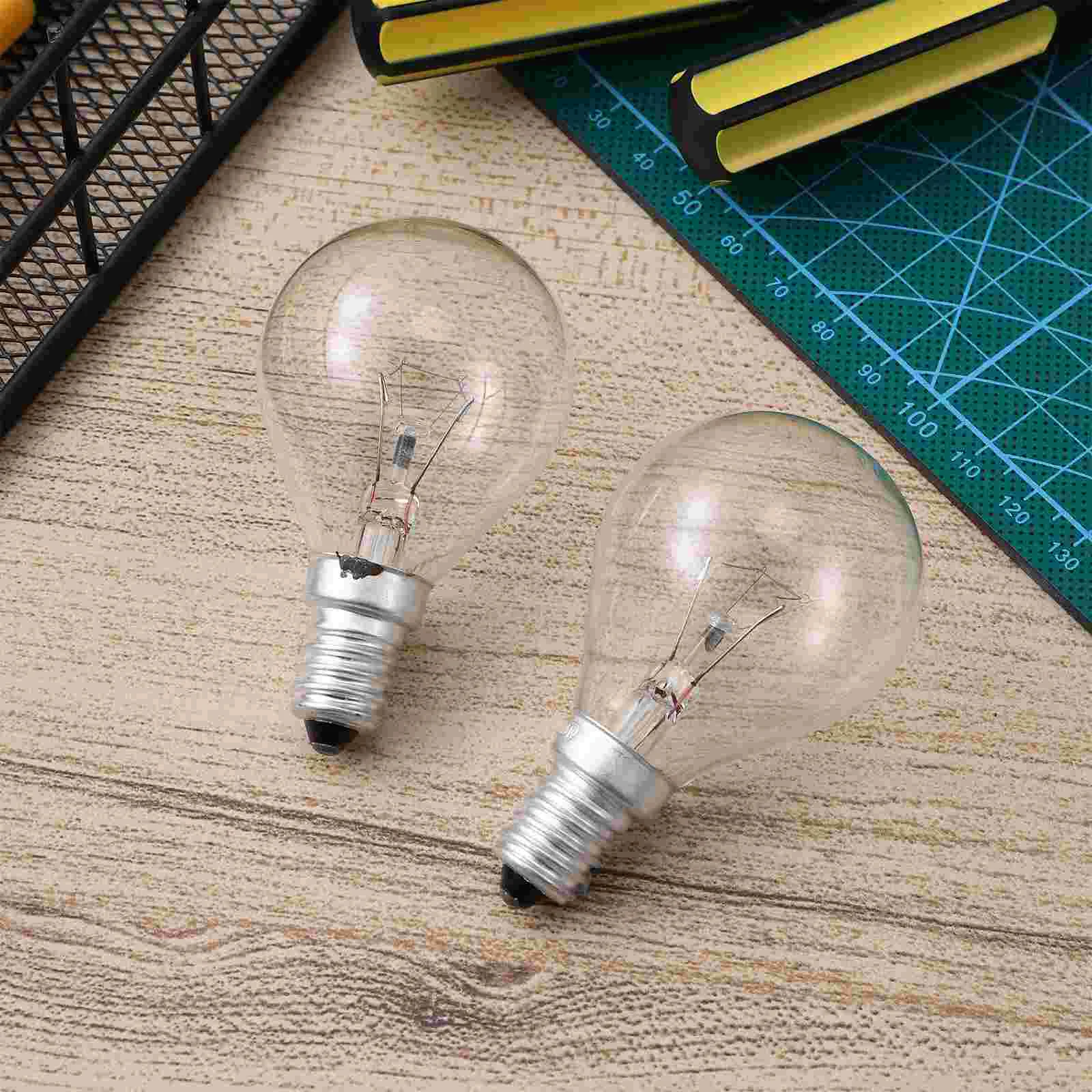 2 Pcs Aromatherapy Light Bulb Decorative Ceiling Fan Glass Oven Replacement