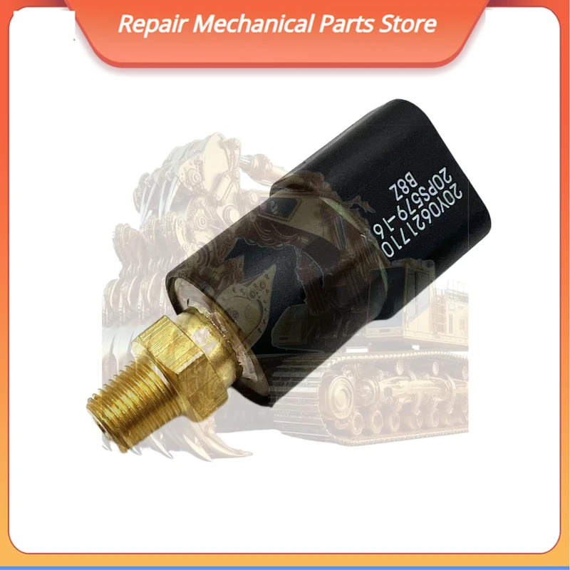 

Excavator Pressure Sensor 20y-06-21710 20y0621710 For Pc200-6