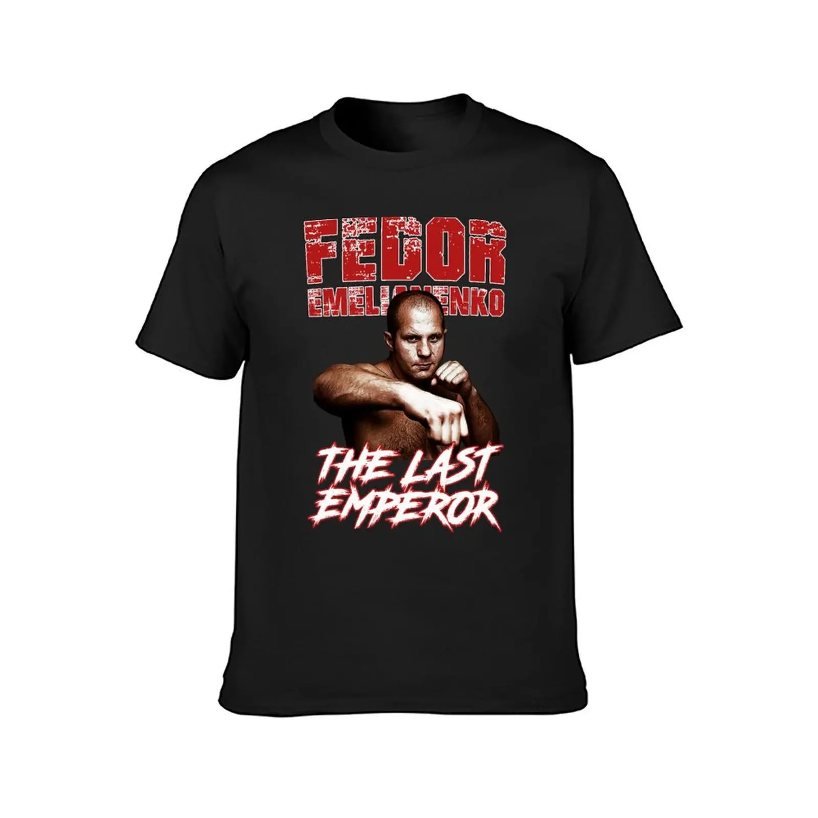 Fedor Emelianenko The Last Emperor T-Shirt Short sleeve tee boys whites tshirts for men