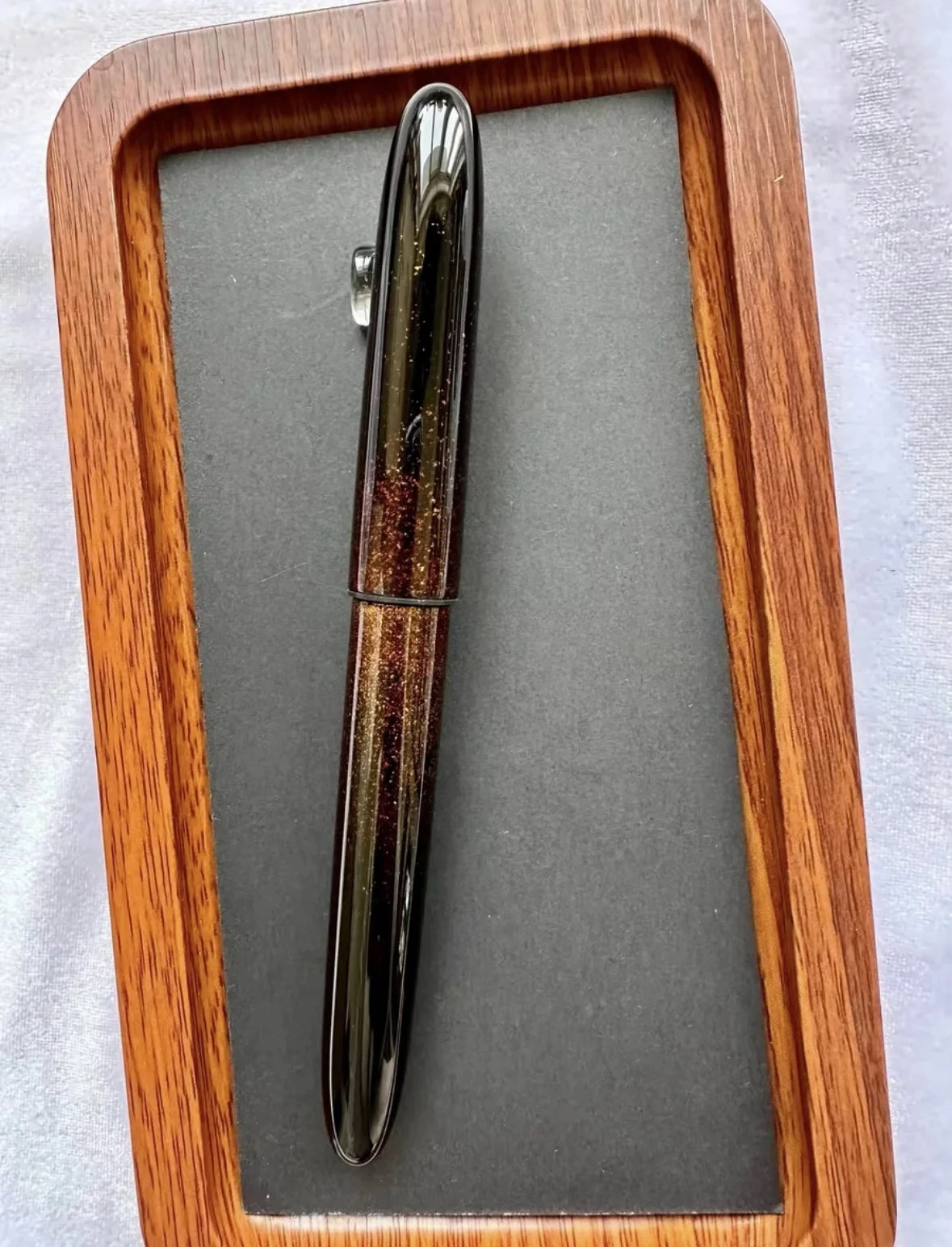 لا بنك الاستثمار القومي مجموعة يدوية ورنيش الحرفية مادة النحاس قلم حبر فقط حامل قلم للطيار 74/742/743 بحار 14K/21K البلاتين 3776