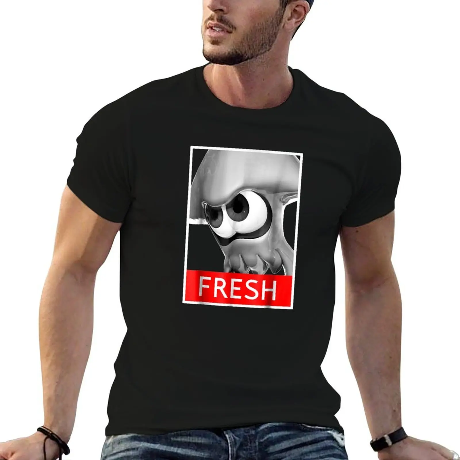 

Spllatoonzz Inkling Fresh Streetwear Graphic T-Shirt t shirts for man cotton funny man t shirt summer T-Shirt