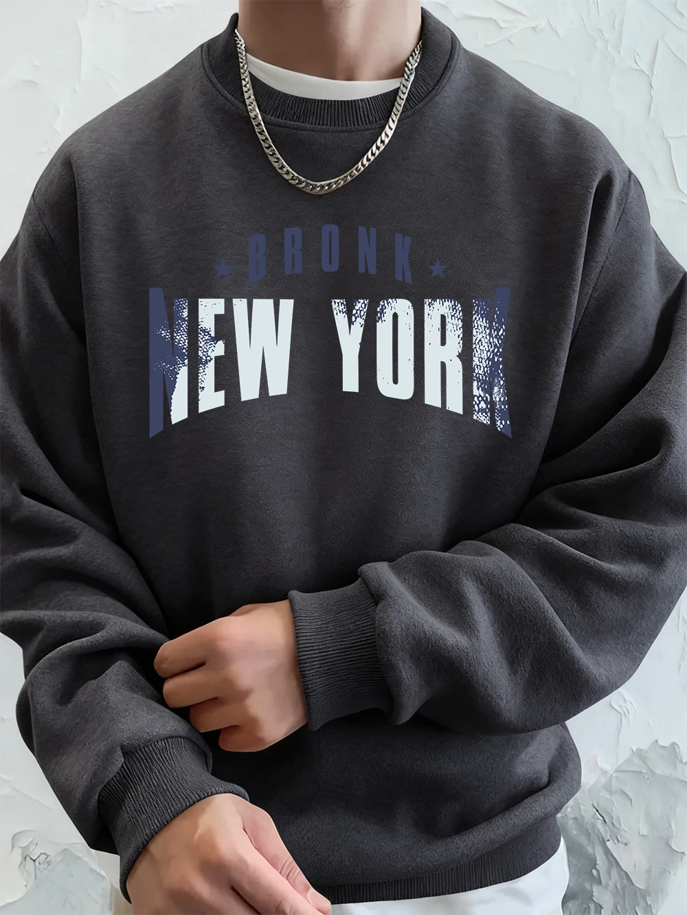 

Мужские толстовки с городским уличным принтом New York City, зимние свободные толстовки с капюшоном, спортивные флисовые теплые пуловеры с круглым вырезом, базовая мужская одежда