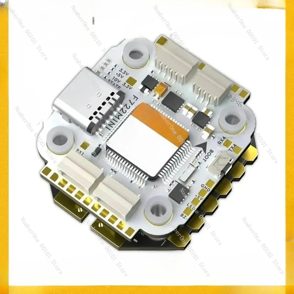 

722 Pro Mini V2 45A 32Bit 128K 20X20 Flight Controller Stack High-Performance STM32 F722 Main Controller for RC FPV Drones