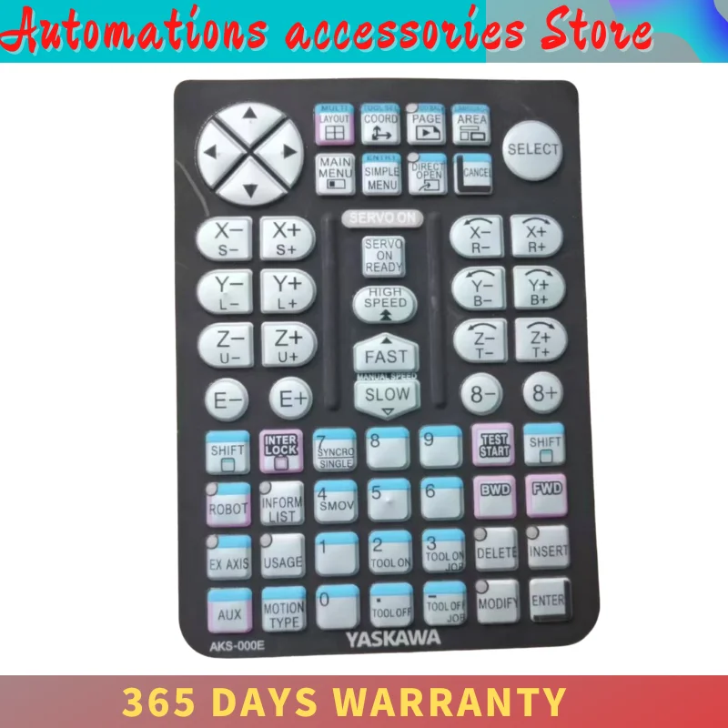 

Yaskawa MOTOMAN YRC1000 JZRCR-APP01-1 Robot Teach Pendant AKS-000E AKS-001E Keypad Membrane Keyboard Keypad Touch Screen Glass