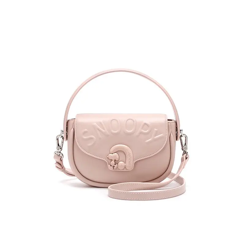 

Kawaii Snoopy женская сумка модная и минималистичная темпераментная кожаная сумка через плечо большой емкости на одно плечо