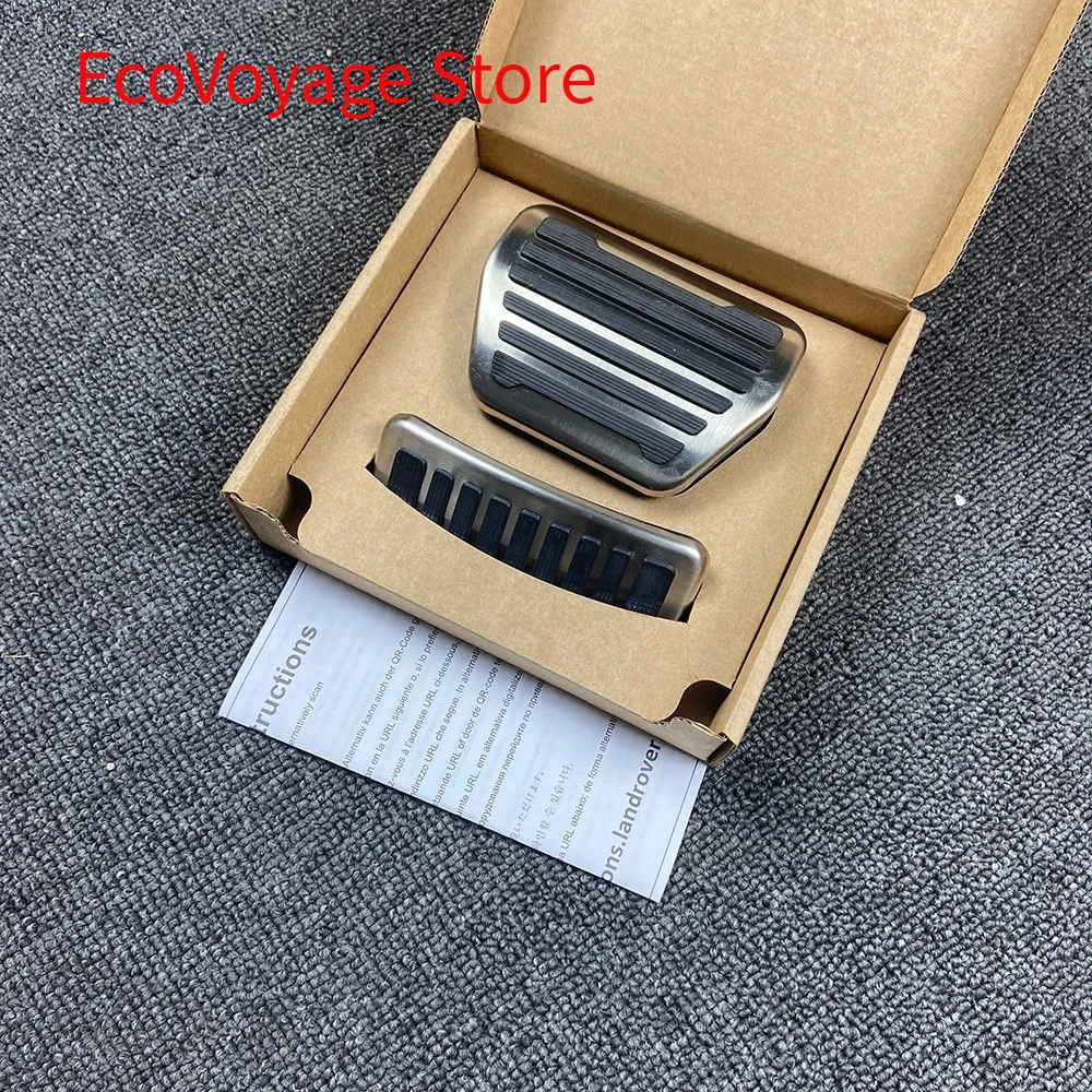 

ПОДЛИННЫЙ для Land Rover Range Rover Sport 13 + новый Defender Discovery 5, накладка на педаль тормоза/акселера, набор чехлов из нержавеющей стали VPLWS0475