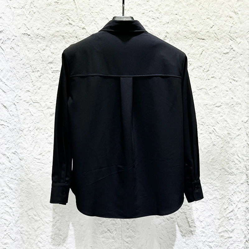 الفاخرة ثلاثية الأبعاد المطرزة زهرة طويلة الأكمام قميص الرجال شخصية الإبداعية القمصان العصرية فضفاضة الاجتماعية مأدبة حفلة قميص غير رسمي