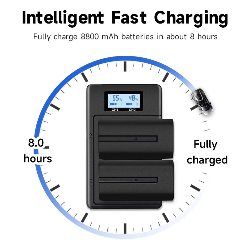 PALO 8800MAh NP-F960 NP-F970 NP F960 F970 F950 Baterai untuk Sony PLM-100 CCD-TRV35 MVC-FD91 MC1500C L10