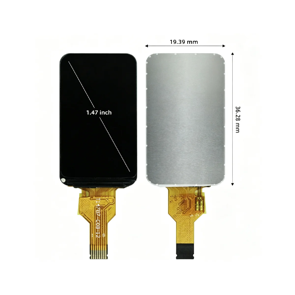 1.47 Inch TFT LCD Display Module ST7789 172*320 8Pin 4-Wire SPI Color Screen 2.8V-3.3V for Arduino Embedded Project M111