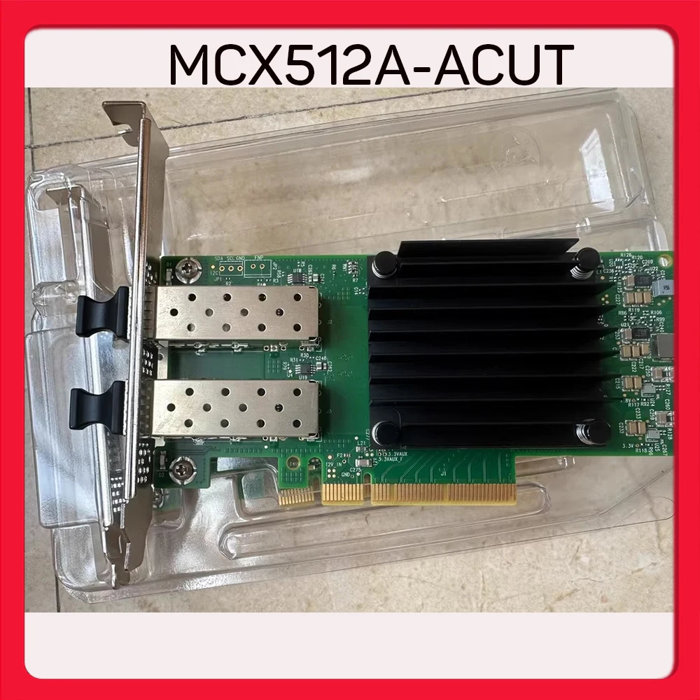 MCX512A-ACUT high quality 25g Dual-port optical Fiber Network Card MCX512A-ACUT