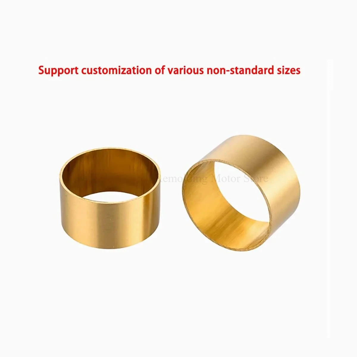 Brass Copper Sleeve Copper Hoop Ring Tube Handle Staff Copper Tube Out Diameter 24/25/26~40mm Thickness 1mm