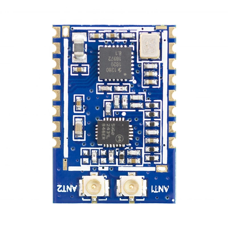 Módulo transmissor sem fio LoRa SX1280PA de 2,4 GHz Módulo de comunicação receptor de alarme sem fio