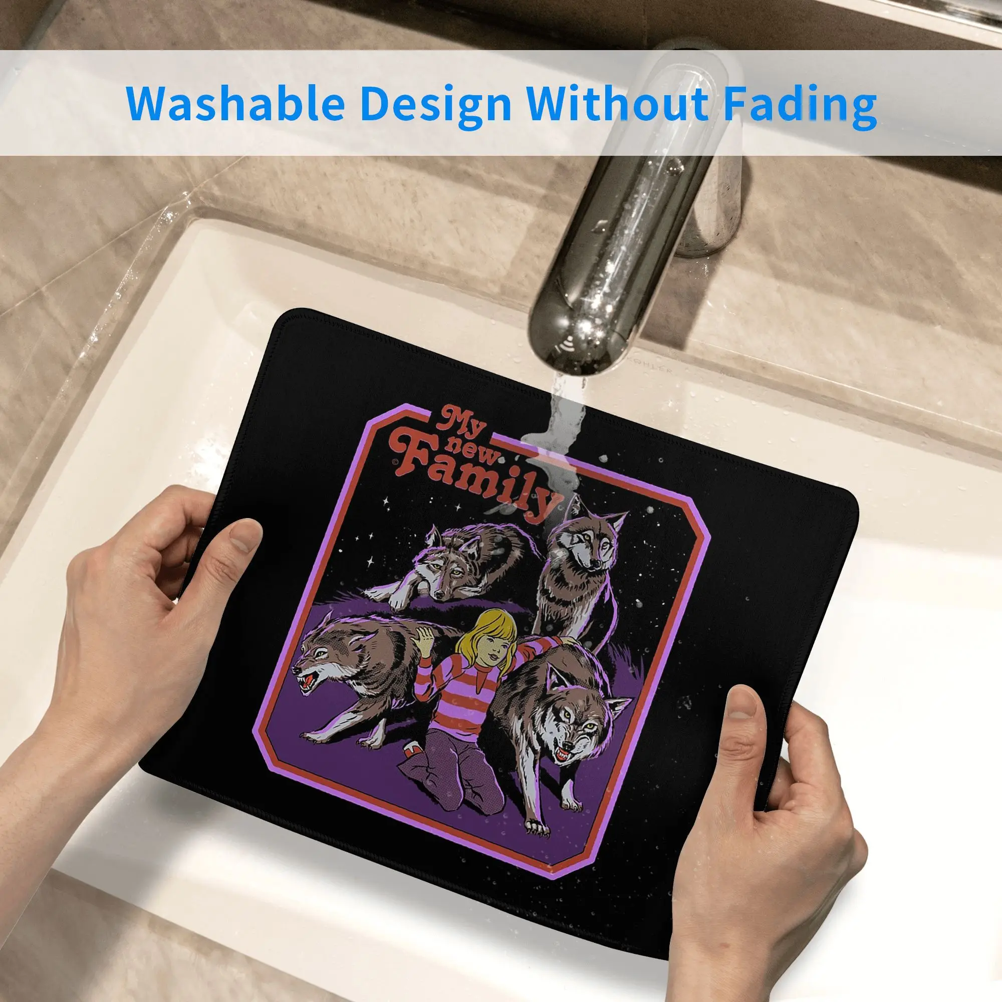 Mi nueva familia alfombrilla de ratón teclado de ordenador alfombrilla de ratón Gaming PC portátil alfombrilla de escritorio accesorios de oficina alfombrillas de mesa