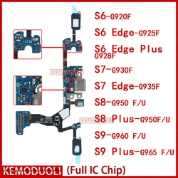 Usb Dock Charger Port for Samsung Galaxy S6 S7 S8 S9 Edge Plus + G920 G925 G930 G950 G955 G960 G965 F U Charging Board Module