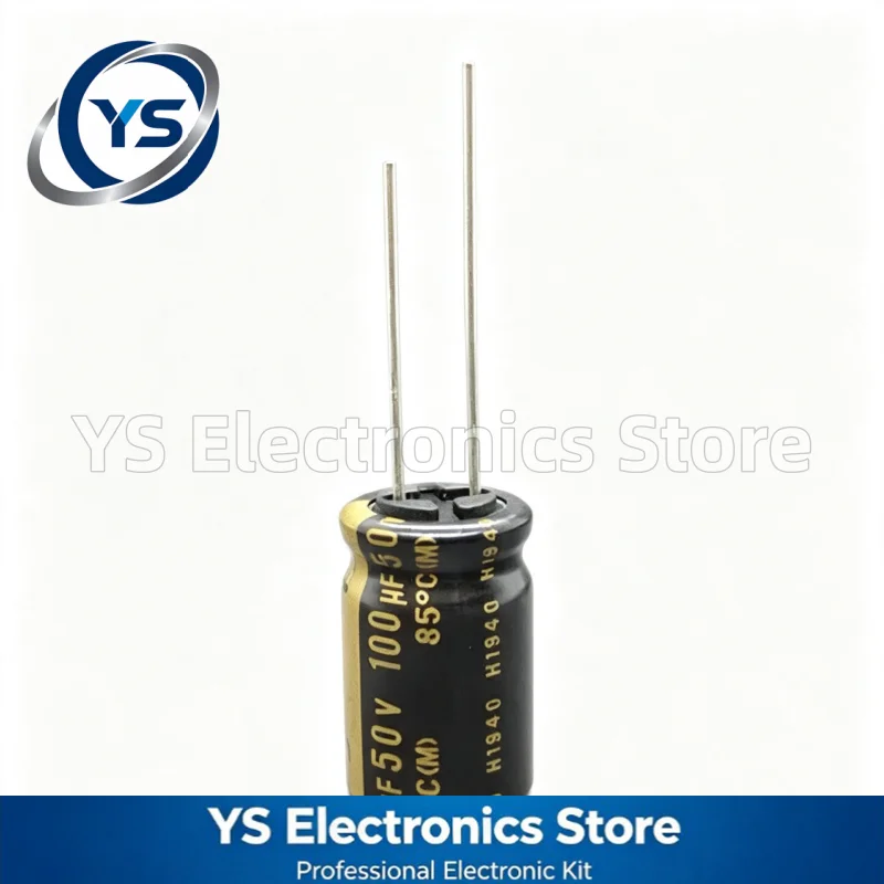 10-100pcs Nichicon MUSE KZ 100UF50V 12.5x20mm UKZ1H101MHM 50V100UF 100UF 50V Hi-Fi Audio Capacitor Copper Feet New and Original