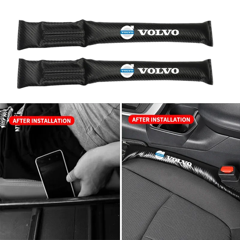 

1/2 шт., наполнитель зазора автомобильного сиденья, накладки для утечек, проставка для Volvo Rdesign XC60 XC90 XC40 V50 V60 V40 EX30 S60 C30 V70 S90 AWD