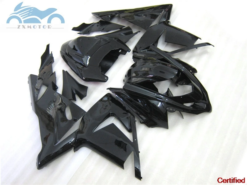 

Полный комплект обтекателей для мотоцикла Kawasaki Ninja ZX 10R 2004 2005, комплект обтекателей послепродажного обслуживания 04 05 ZX10R, глянцевые черные детали
