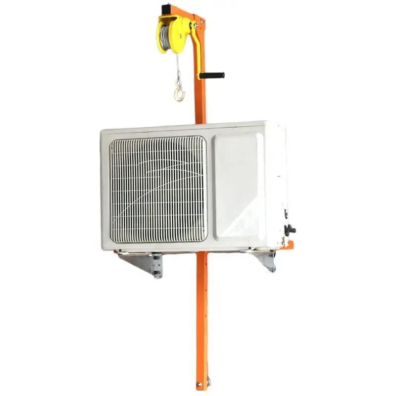Disassembly Tools for Air Conditioner Unit Lifting Portable Bracket Hand-Cranked Small Crane