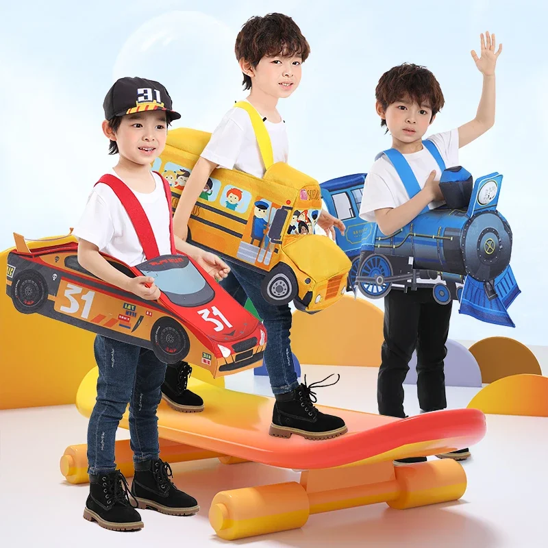 Boys Girls Car Festival Outfit Kids Carnival Clothing Jazz Dance Clothes Halloween Children'S Stage Performance Costume