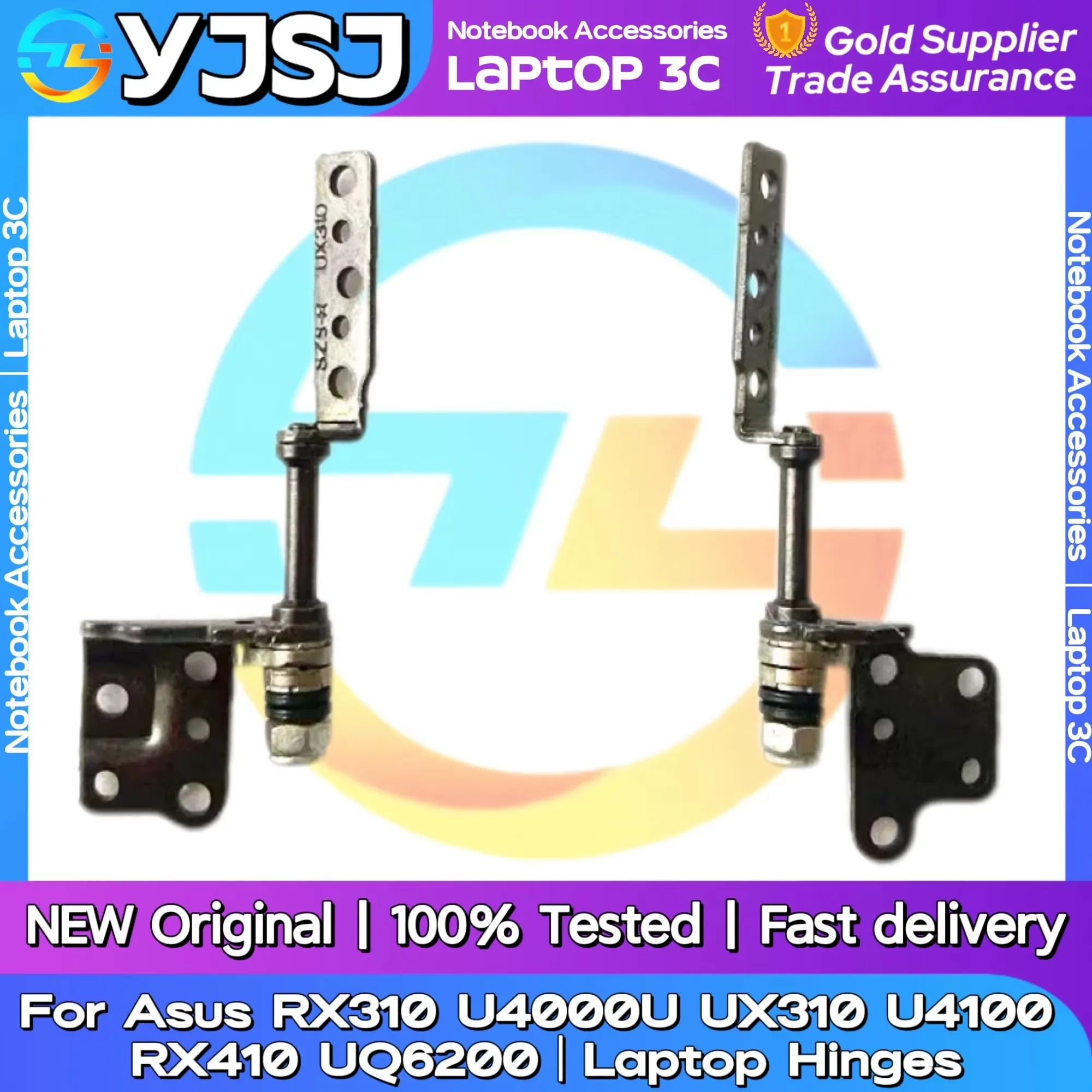 New Original Laptop Notebook Hinges For Asus RX310 U4000U UX310 U4100 RX410 UQ6200 LCD Screen Hinge LCD shaft