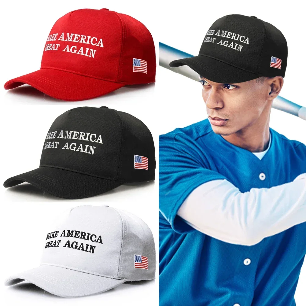 Trump American Presidential Hat Make America Great Again Hat Donald Trump Republican Hat Cap MAGA Embroidered Mesh Cap