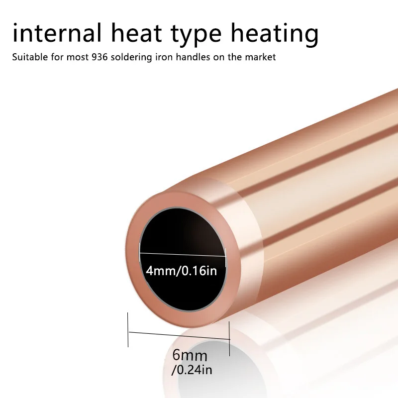 5 قطعة 900M-T سلسلة لحام نصائح لحام خالية من الرصاص لحام تلميح النحاس النقي سبيكة لحام رئيس لحام لحام الملحقات