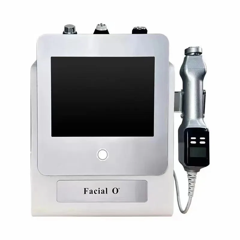 

New 4 In 1 Co2 Oxygen RF Ultrasonic Skin Tightening Oxygen Bubble Microcurrent Machine Electric Chant Intelligent Import Handle