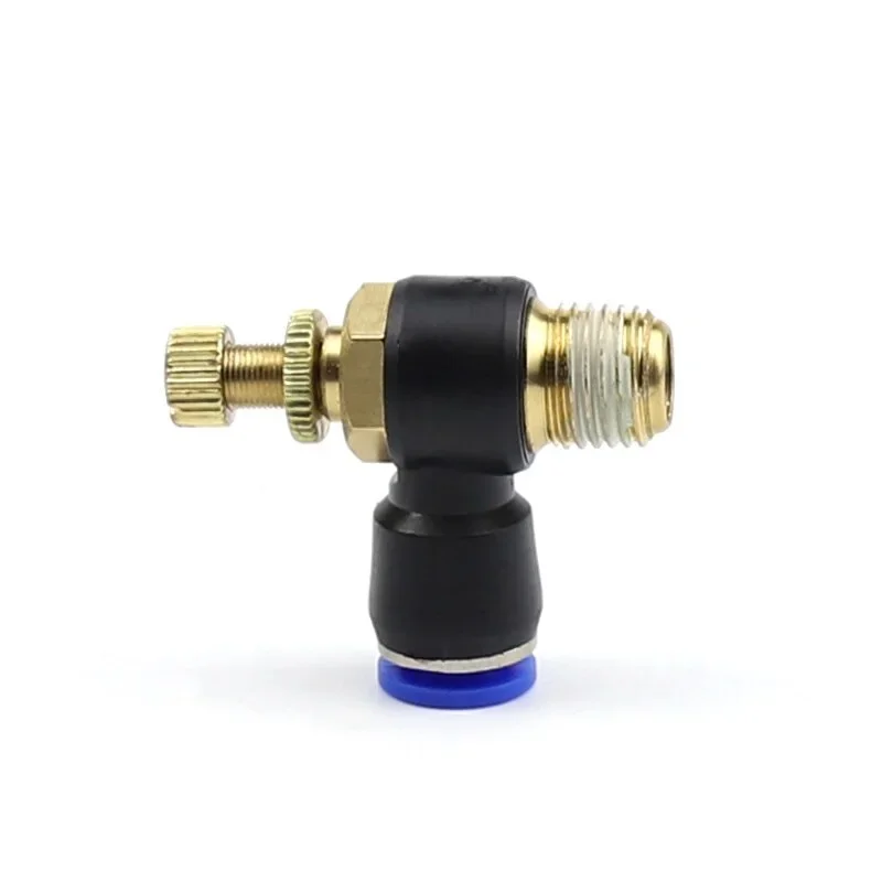 Pneumatic Fittings Fitting Plastic Connector For Air water Hose Tube Push in Gas Quick Connection SL4/6/8/10/12-M5/01/02/03/04