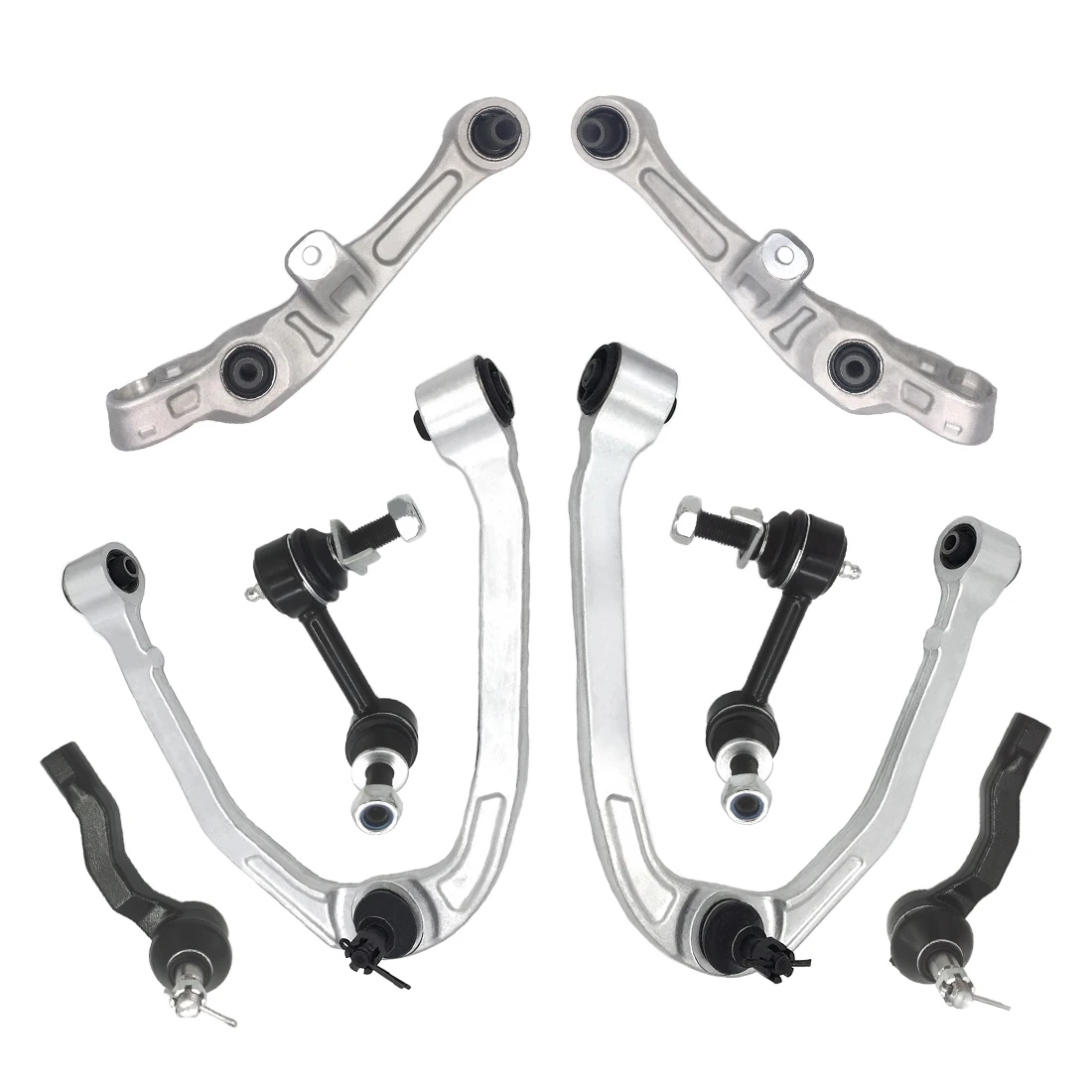 

AzbuStag Front Lower Upper Control Arm 8Pcs for INFINITI G35 NISSAN 350Z RWD 2003-2009 ES80578 48520AL525 48520AM625 D8520AL52