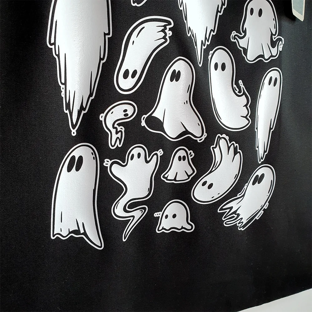 Halloween Festival ghost tote bag black shopping bag party decoration supplies witchcraft items trick or Treat Boo 1 PCs funny