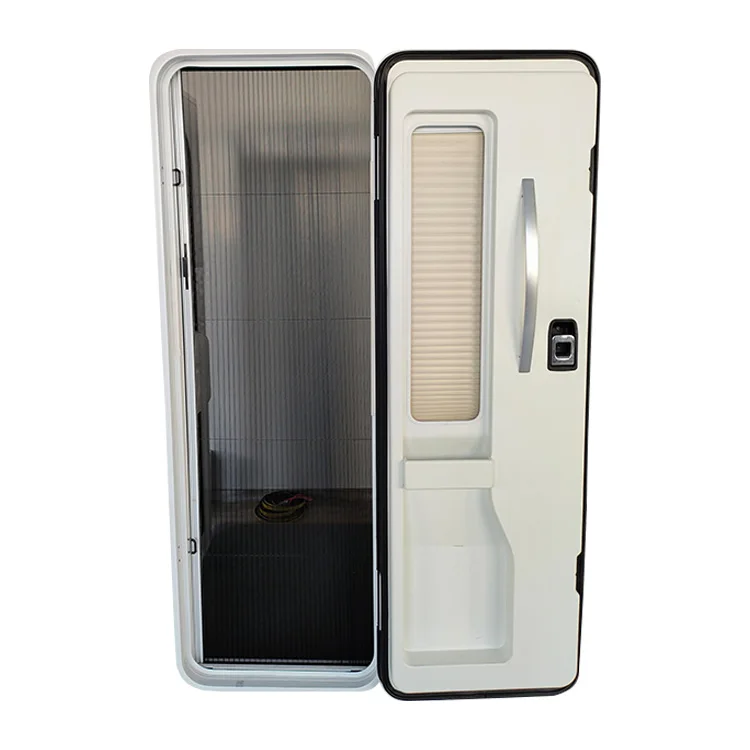 Tongfa Custom Size High Quality Aluminum Panel Euro Caravan Rv Entry Door