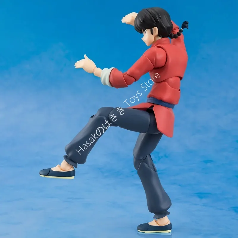

Fast Shipping Bandai SHFiguarts Ranma ½ / Ranma One-Half Ranma Saotome Figure Finished Model Kit Anime Full Action Toy Gifts