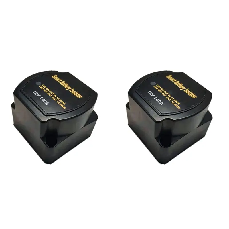 2X Relay VSR For Camper Car Smart Battery Isolator 12V 140A Voltage Sensitive Split Charge