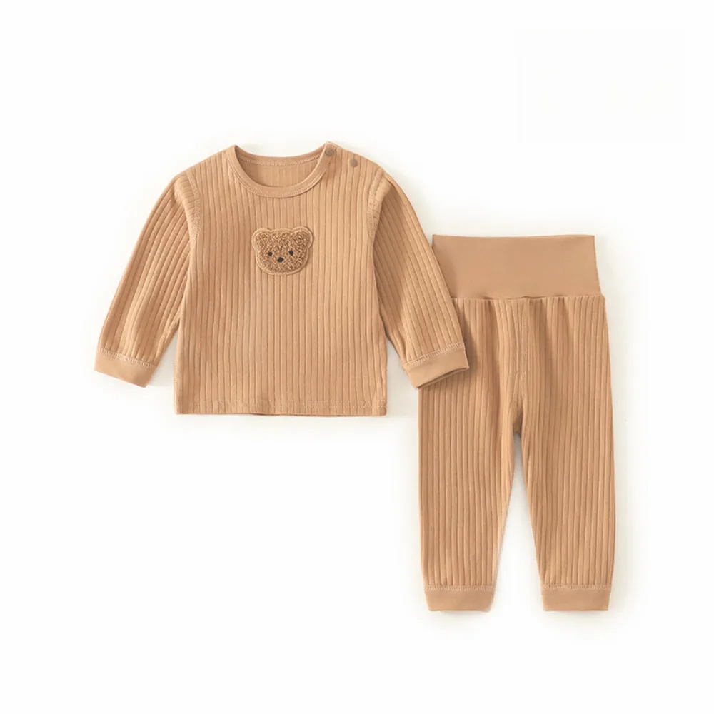 AYNIGIELL Newborn tops+Pants Unisex Cotton Baby Girl Clothes Long Sleeves Newborn Baby Boy Clothes for 0-18 Months