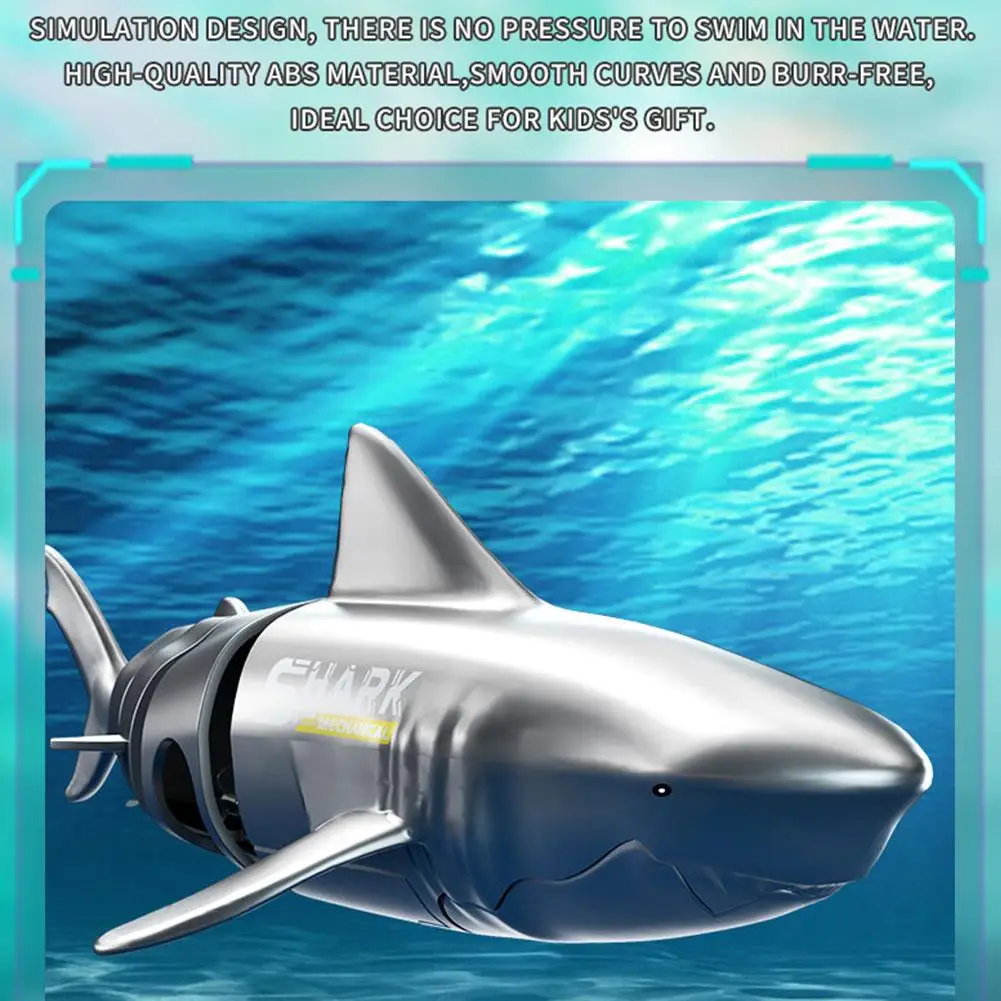 Intelligent Dive Remote Control Shark 2.4GHz Wireless Control Submarine Robot Fish Children Electric Toy Boy Birthday Present