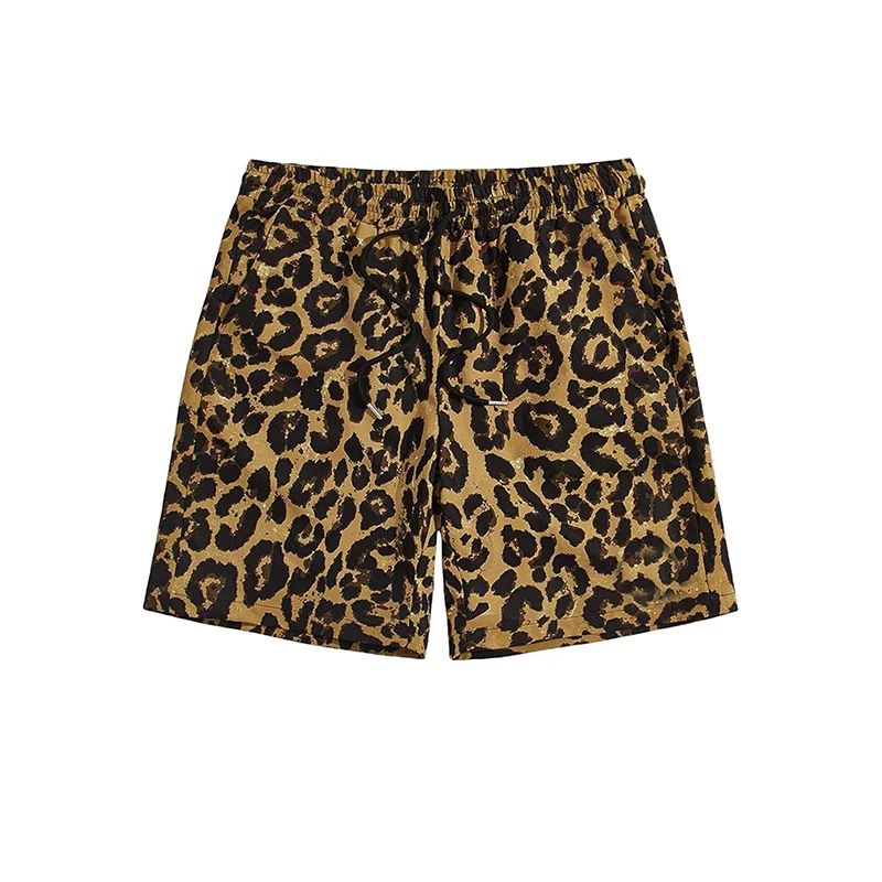 

Summer Leopard 3D Print Beach Shorts Men Women Oversized Surfing Board Sports Pants Swimwear Swimsuits Swim Trunks Kids Clothing