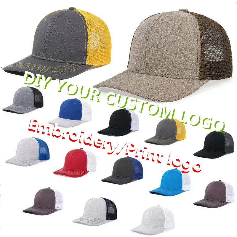 DIY LOGO EMBROIDERY SPORTS BASEBALL CAP RICHARDSON 112 RUCKER HAT MEN WOMEN CASUAL CUSTOM MESH SNAPBACK HATS GORROS