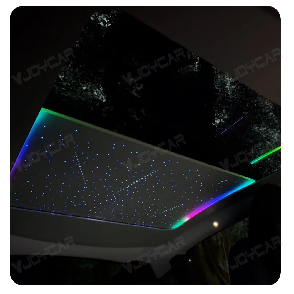 New Model Y Juniper Starry Sky Sunshade Voice Control Electric Retractable Roof Sun Shade Interior Upgrade 5