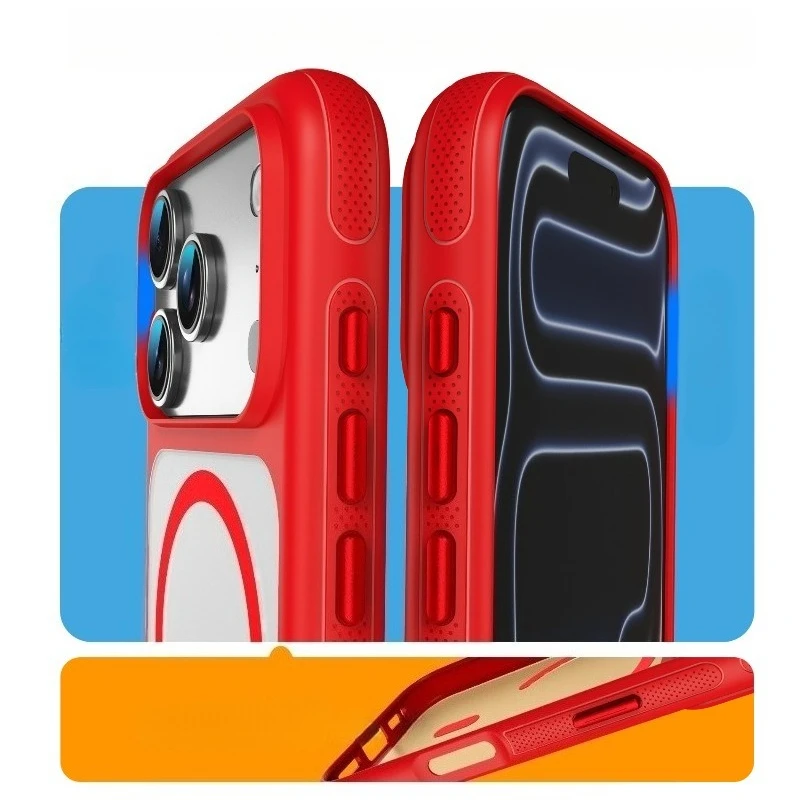 Nouvelle arrivée : protection de l'objectif surélevée pour coque de téléphone MagSafe, compatible avec iPhone 18 Pro Max, 17, 16, 15, 14, 13, coque de charge sans fil
